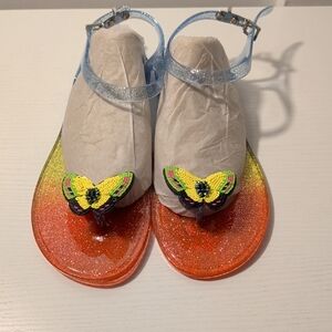 Betsey Johnson NWT Jelly Butterfly Sandals 36/6